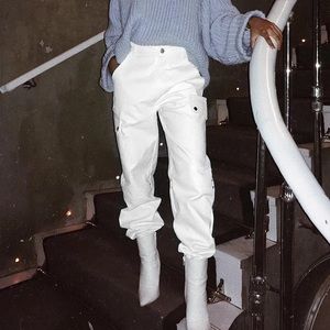 White Cargo Pants